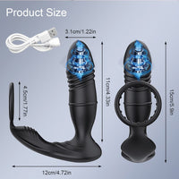 Male Thrusting Prostate Massager Bluetooth APP Vibrator Prostate Massagers Ali Express (XBELO) 