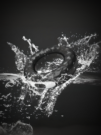 Thumbnail for a black and white photo of an object in the water