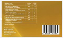 Ultra Gold Premium 400mg male health support herbal capsules by GB Supplements, featuring natural aphrodisiac and enhancer ingredients.