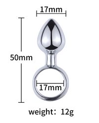 Thumbnail for Stainless Steel Anal Butt Plug Ring - Ergonomic Design, Multiple Sizes for Comfort and Control