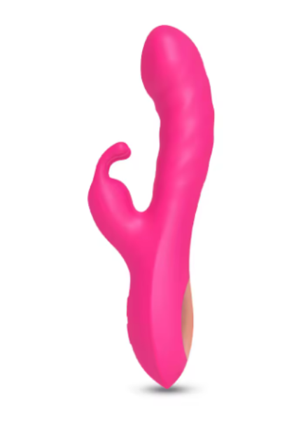 10-Function Silicone Rabbit Vibrator- Clitoral & G-Spot Stimulation