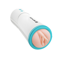 Automatic Thrusting Masturbator - Lifelike Flesh, Ridged Tunnel, Customizable Pleasure