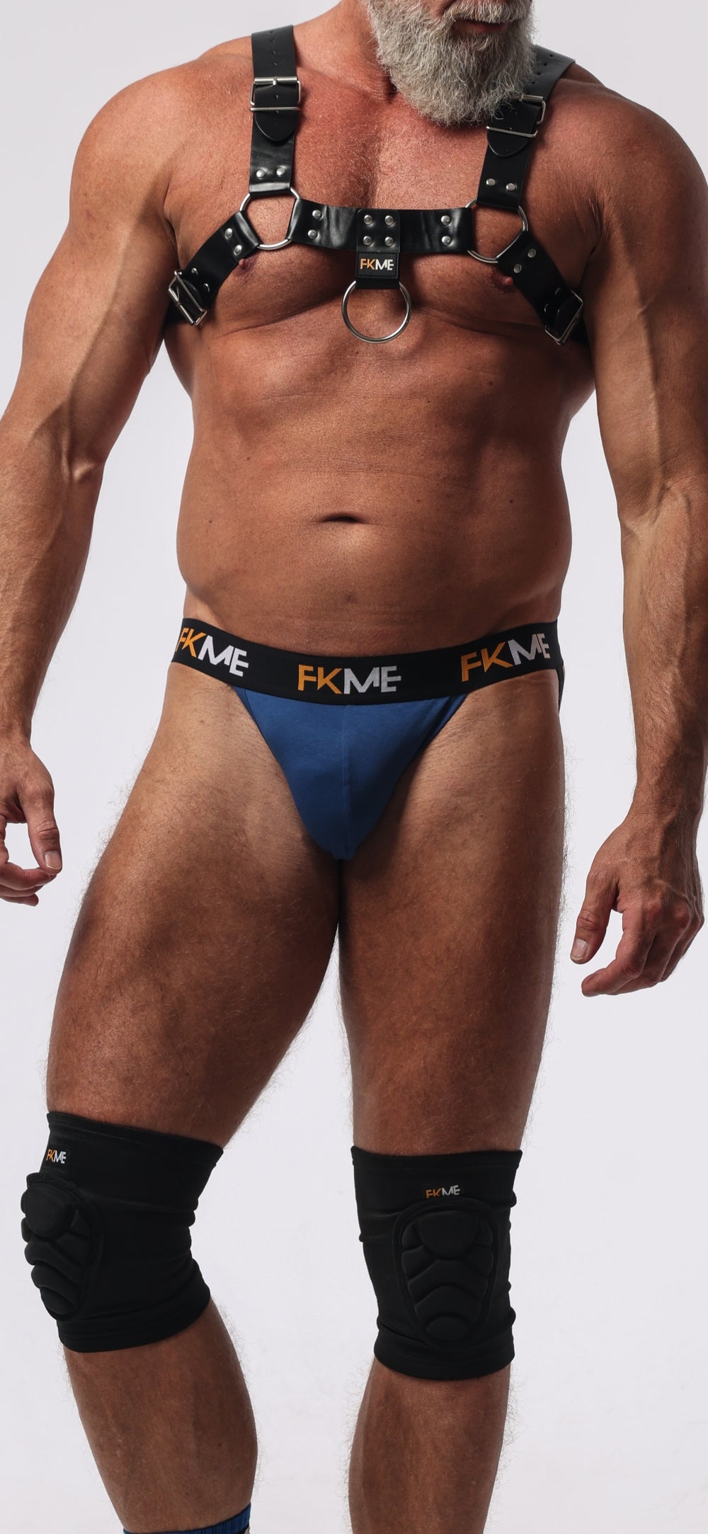 FKME men's jock strap featuring adjustable straps and supportive pouch for athletic comfort and enhanced performance.