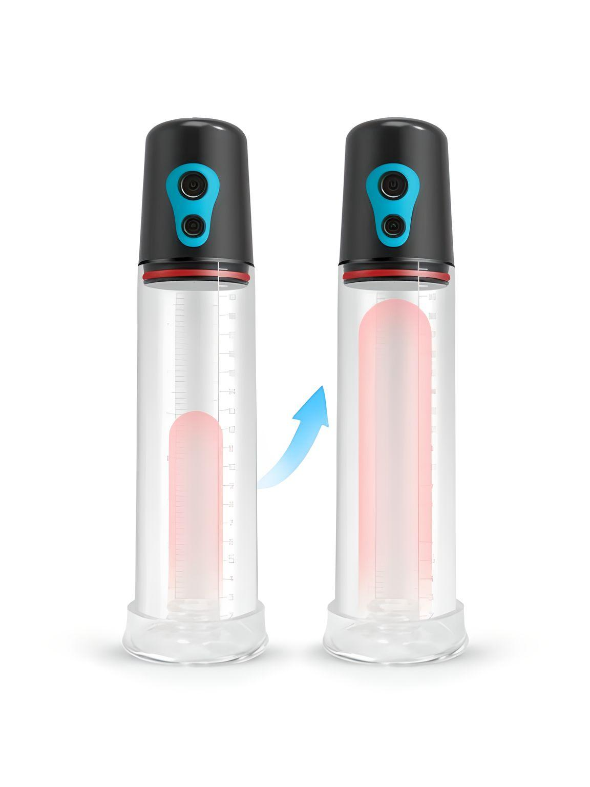 MAN Electric Penis Pump Extender - Dual electric penis pumps side by side, highlighting their sophisticated design and functionality, perfect for achieving maximum pleasure and enlargement.
