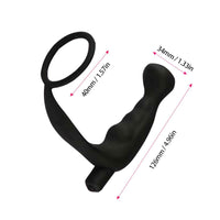 Thumbnail for Little Rebel- Prostate Vibrator With Removable Bullet and Cock Ring Prostate Massagers Scandals 