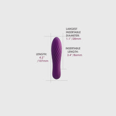 Svakom Tulip Rechargeable Bullet Vibrator - 10 Speeds & Textured Design