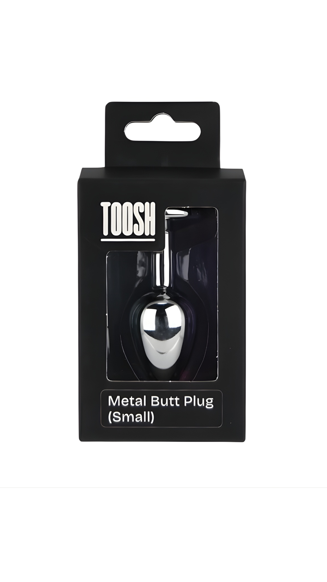 Toosh Heart Shaped Silver Butt Plug with Red Stone Small presented elegantly, merging functionality and beauty for a luxurious addition to any intimate collection.