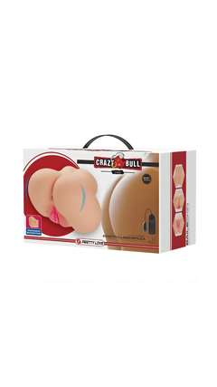 Crazy Bull Luna masturbator with realistic vagina and butt design, made of soft, lifelike material for a lifelike experience.