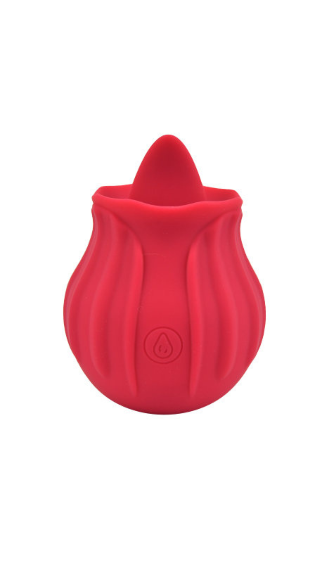Loving Joy Licking Rose clitoral vibrator shaped like a rose with 10 functions and USB rechargeable design.