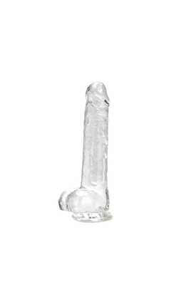 Crystal Clear Realistic Jelly Dong with Balls by Loving Joy