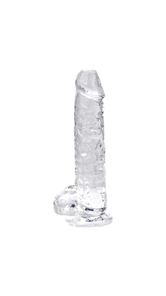 Crystal Clear Realistic Jelly Dong with Balls by Loving Joy