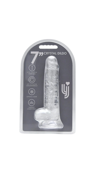 Crystal Clear Realistic Jelly Dong with Balls by Loving Joy