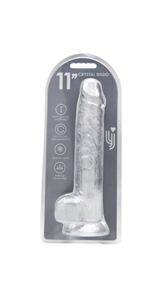 Crystal Clear Realistic Jelly Dong with Balls by Loving Joy