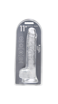 Crystal Clear Realistic Jelly Dong with Balls by Loving Joy