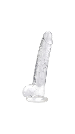 Crystal Clear Realistic Jelly Dong with Balls by Loving Joy