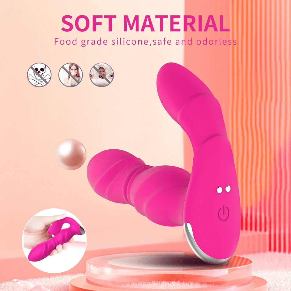 Butterfly Wearable Panty Remote & App Controlled Thrusting Vibrator with Stimulator