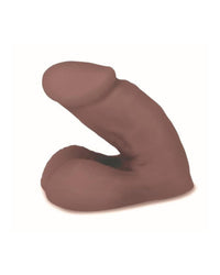 Whipsmart 4” Soft & Discreet Packer Dildo in Brown for Comfortable Extended Wear