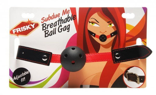 Subdue Me Breathable Ball Gag Gags & Muzzles Frisky (ABS) 