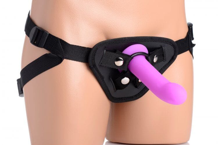 Double G Deluxe 2-in-1 Vibrating Strap-On Kit with Adjustable Harness - Pleasure & Comfort