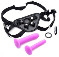 Double G Deluxe 2-in-1 Vibrating Strap-On Kit with Adjustable Harness - Pleasure & Comfort