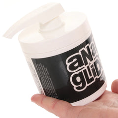 Doc Johnson Natural Anal Glide Lubricant - Petrolatum-based Formula for Hot Anal, Easy Pump Dispenser, 134g