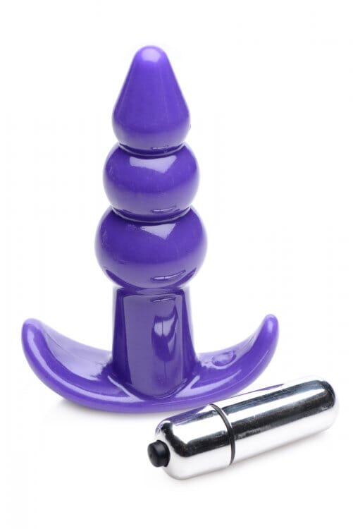 Bubbling Ribbed Anal Plug Butt Plugs Frisky (ABS, ABS PRO) 
