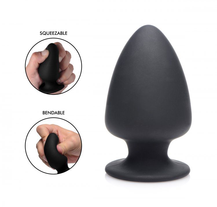 Squeeze-it Squeezable Bendable Small Anal PLug thermoreatrice flexible premoium silixonbe