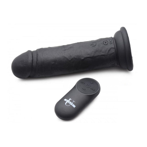 28X Vibrating Silicone Dildo With Remote Control Vibrating Dongs U Strap (ABS) 