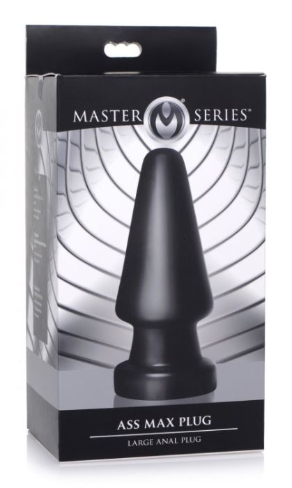 Luxurious Ass Max Plug Large Anal Plug from Scandals, highlighting its firm build and wide base for enhanced stability during use.