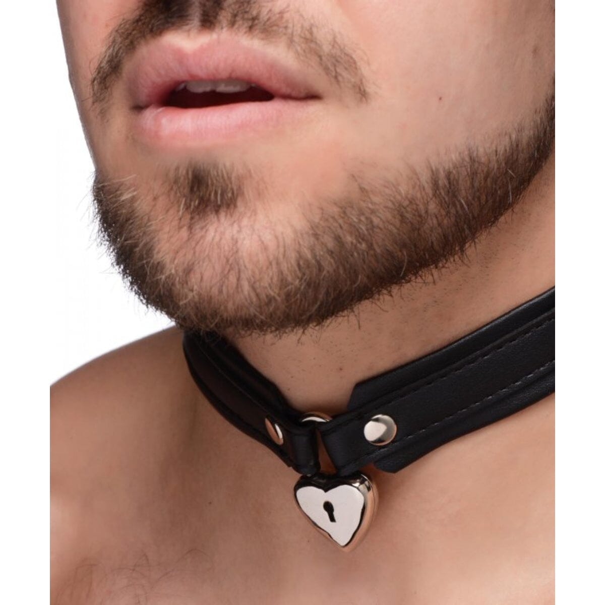 Strict Locking Heart Collar Collars & Leads Strict (ABS) 