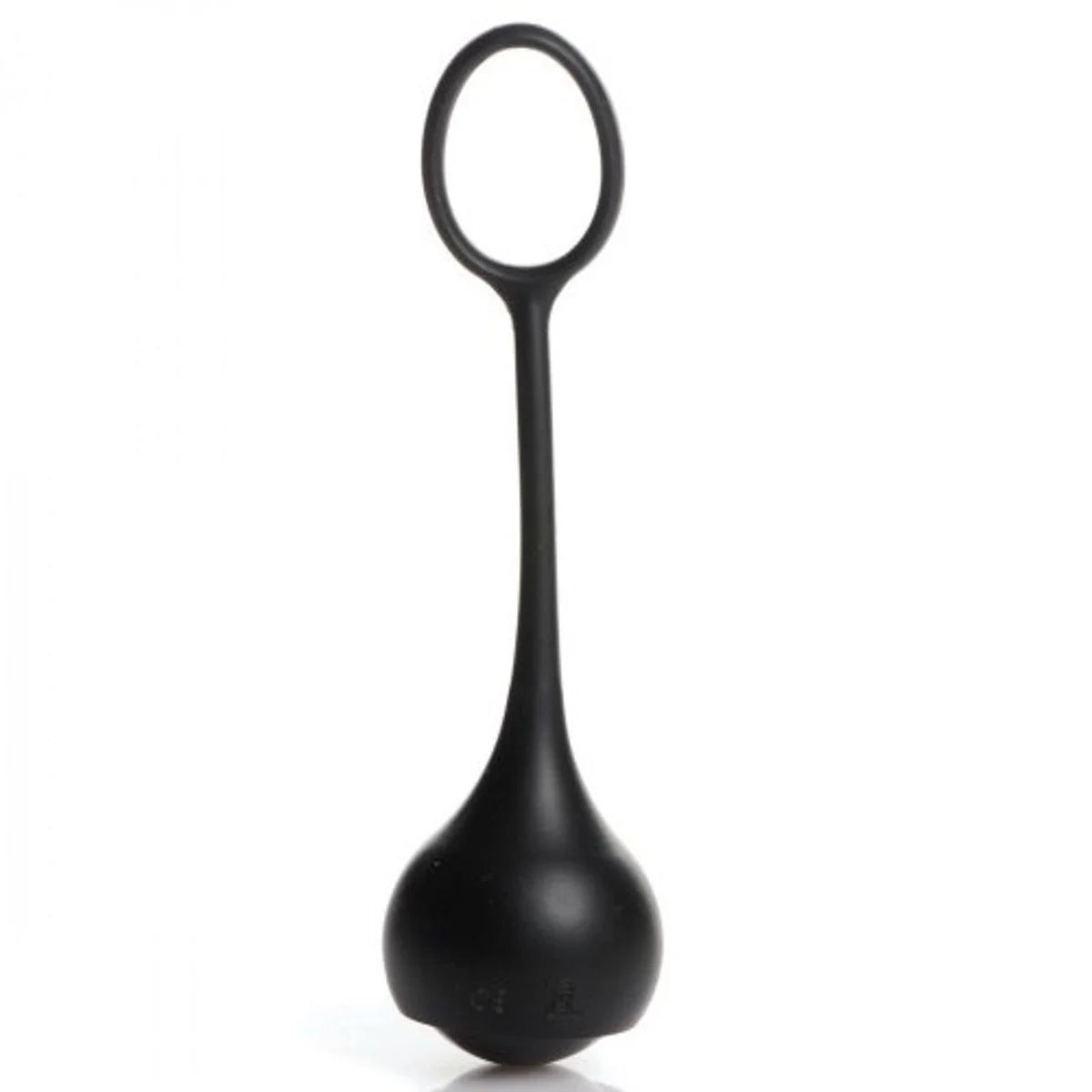 Master Series Cock Dangler Silicone Penis Strap with Weights Black