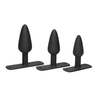 Thumbnail for Bum-Tastic Trainer Set Silicone 3 Piece Anal Plug Set & Harness