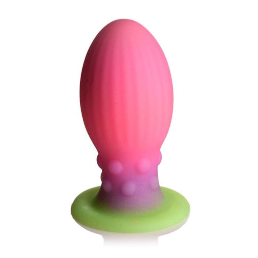 Xeno Egg Glow in the Dark Silicone Egg Pink X-Large 6.1 Inch Butt Plug Creature Cocks (ABS PRO) 