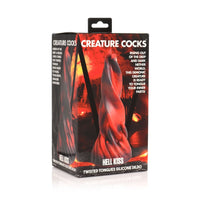 Thumbnail for Creature Cocks Twisted Tongues Silicone Dildo