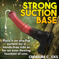 a picture of a strange object with a caption that reads, strong suction