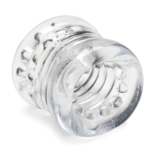 Luxurious Master Series Ball Stack Ball Stretcher designed for enhanced pleasure, featuring textured nubs and a comfortable fit.