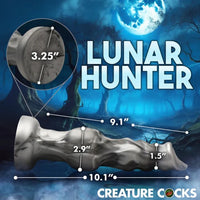 Thumbnail for a picture of a long bone in the woods with a full moon in the background