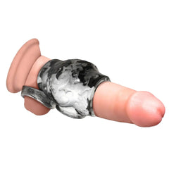 Creature Cocks Night Prowler Silicone Girth Enhancer with Ball Strap