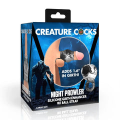 Creature Cocks Night Prowler Silicone Girth Enhancer with Ball Strap