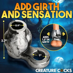 Creature Cocks Night Prowler Silicone Girth Enhancer with Ball Strap