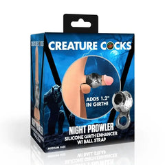Creature Cocks Night Prowler Silicone Girth Enhancer with Ball Strap