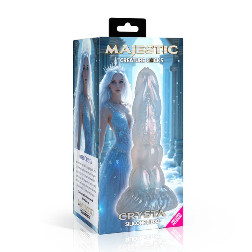 Fantasy dildo with stacked bulge shaft