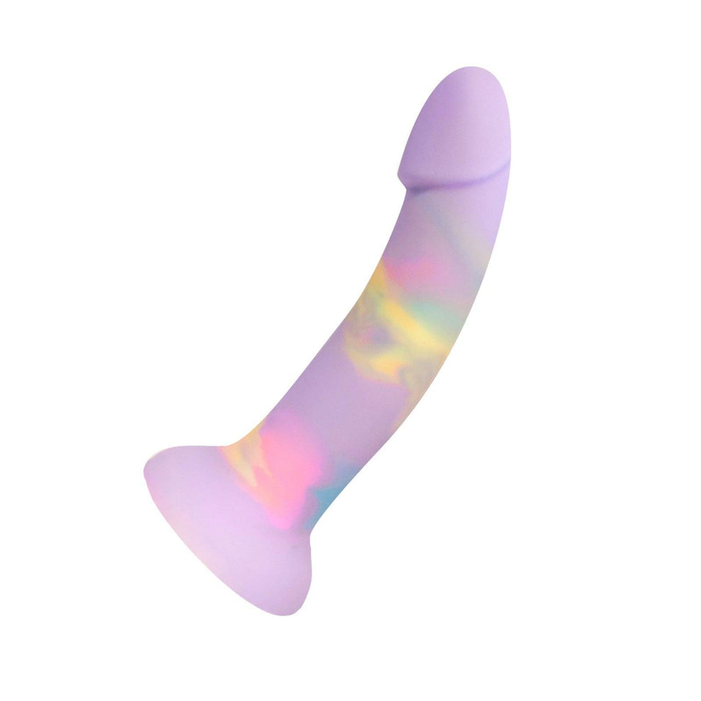Strap-On Dildo - Unique Swirl Design, Hypoallergenic Silicone, Suction Cup Base