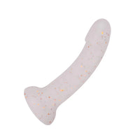 Elegant Star Strap-On Dildo showcasing its gently curved semi-soft shaft, designed for comfort during intimate play.