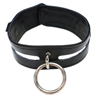 Thumbnail for Leather Fashion Bondage Collar Collars & Leads Rouge Garments Ltd 