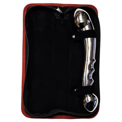 Stainless Steel 11” Dildo – Luxury Weighted S-Shaped Design, premium presentation pouch and luxury storage case