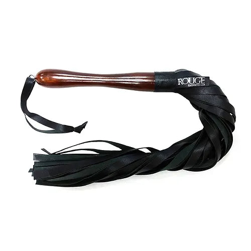 Wooden Handle Flogger Whips, Floggers & Paddles Rouge Garments Ltd 