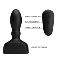 PrettyLove Mr Play Remote Control Inflatable Vibrator – Silicone Rechargeable