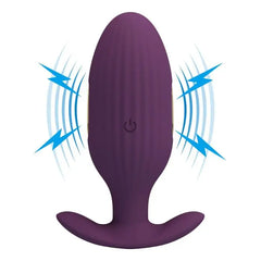 PrettyLove Jefferson App-Controlled Electro Stimulation Butt Plug – Silicone Rechargeable