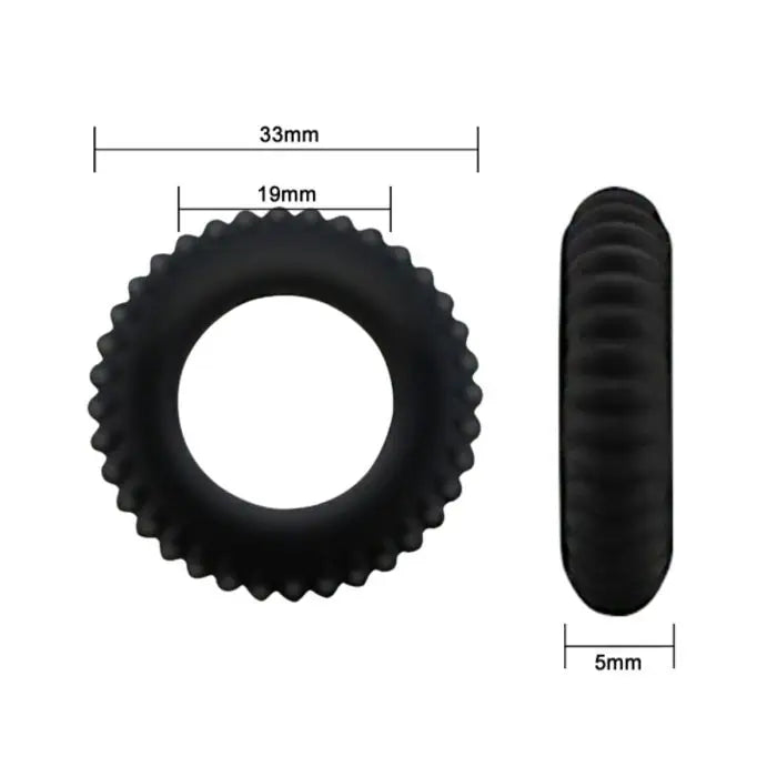 Beginner-friendly cock ring dimensions option 1